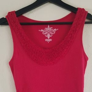 Red Rose Tank Top